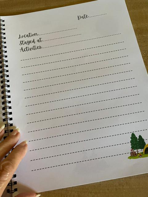 Camping Journal - spiral bound