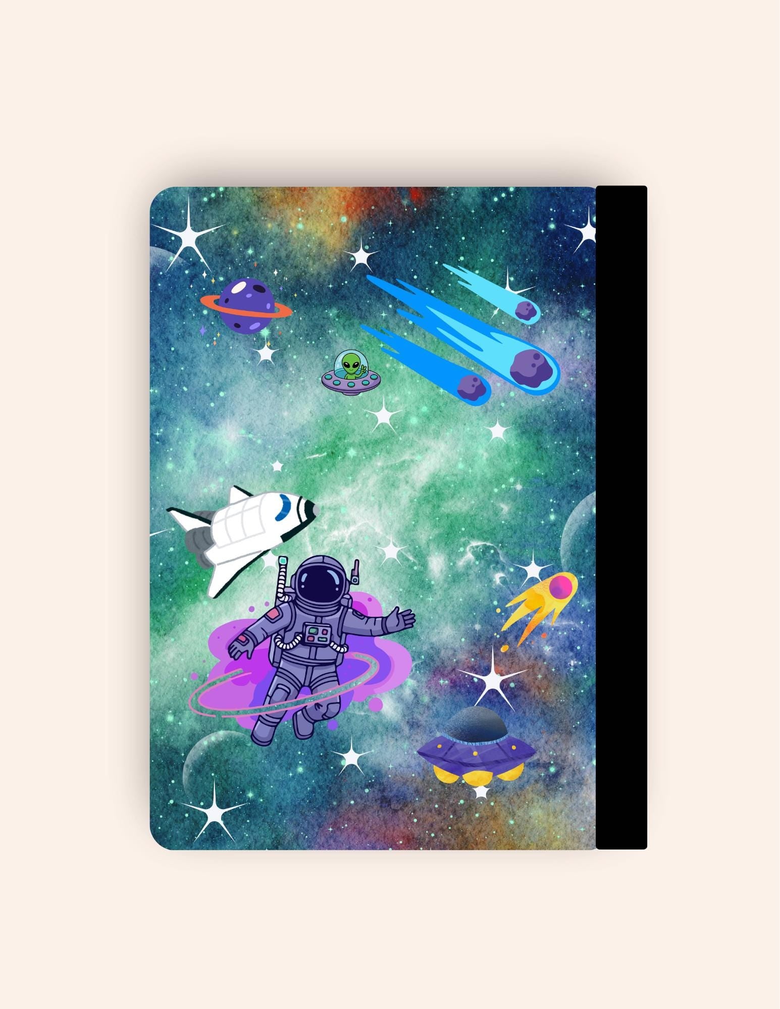 Outer Space Composition Notebook Sticker Cover